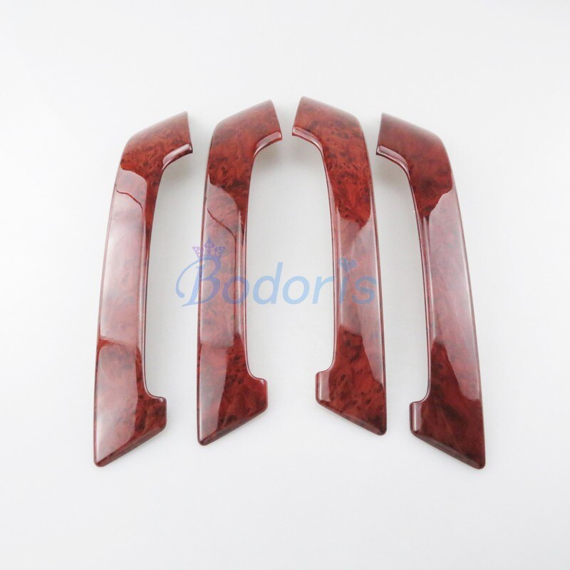 Interior Wooden Color Cover Garnish Trim Chrome Car Styling For Toyota Land Cruiser 150 Prado LC150 FJ150 2010-2017 Accessories