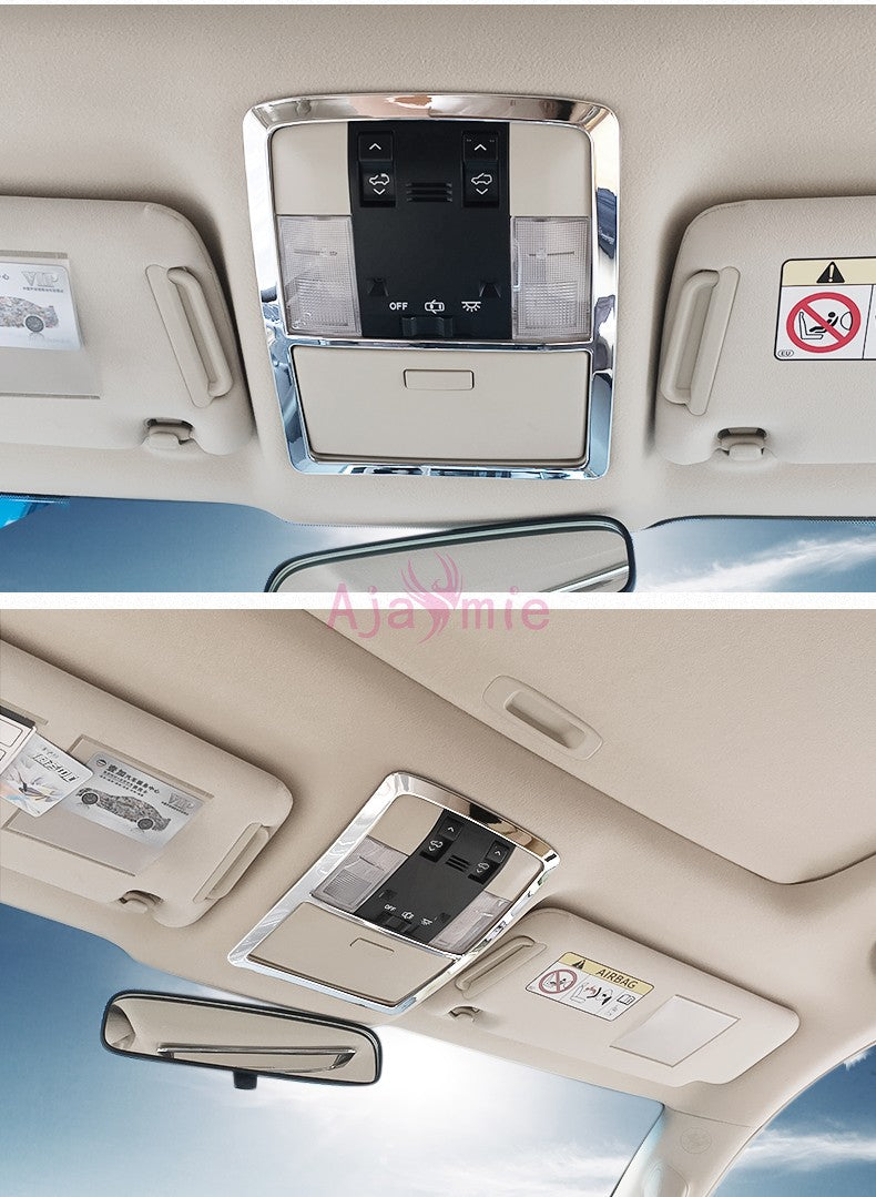 Accessories For Toyota Land Cruiser 150 Prado LC150 FJ150 2010-2018 Interior Wood Color Reader Lamp Cover Trim Car Styling