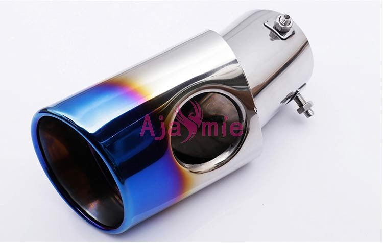 Car Styling #304 Stainless Steel Rear Tail Exhaust Muffler Tip End Pipe Silencer Blue 2011-2017 For Toyota Sienna Accessories