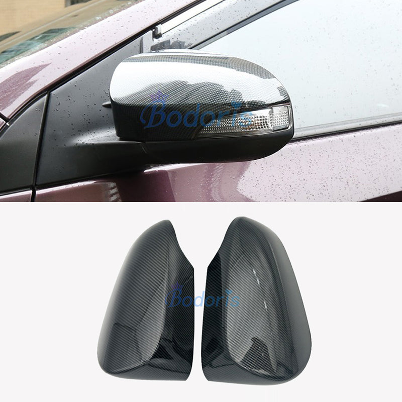 For Toyota Corolla E170 2014 2015 2016 2017 2018 Carbon Fiber Side Mirror Cover Rear View Overlay Frame Car Styling Accessories