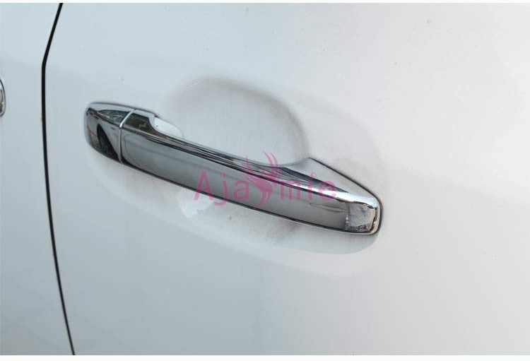 Chrome Car Styling Door Handle Cover Overlay Trim Panel Frame 2011 2012 2013 2014 2015 2016 2017 For Toyota Sienna Accessories