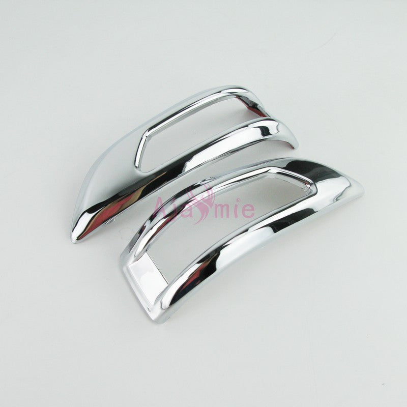 2012-2015 Door Mirror Trim Cover ABS 2 pcs Chrome Detector Car Styling For Toyota Fortuner SW4 Accessories