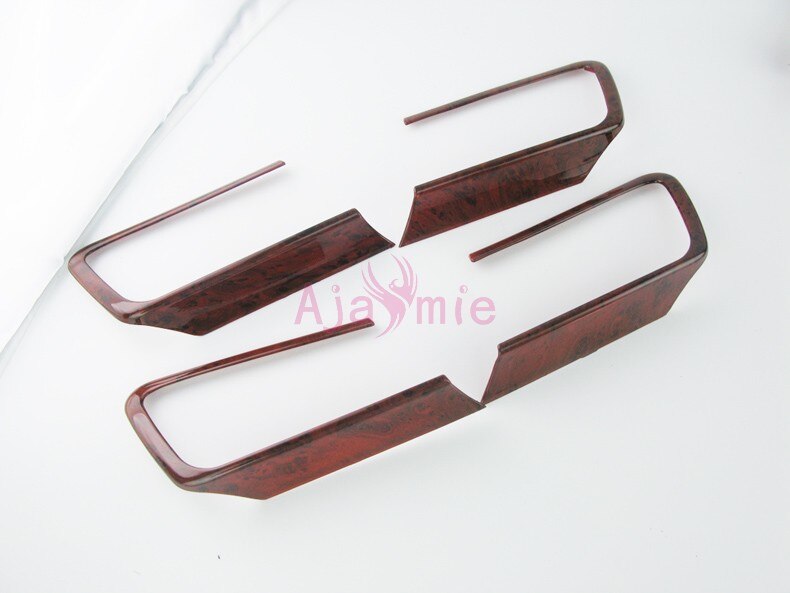 Interior Wooden Color Cover Garnish Trim Chrome Car Styling For Toyota Land Cruiser 150 Prado LC150 FJ150 2010-2017 Accessories