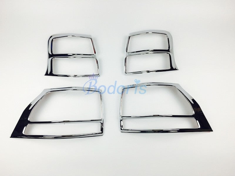 For Toyota Land Cruiser 150 Prado LC150 FJ150 2010 2011 2012 2013 Taillight Cover Rear Light Trim Chrome Car-Styling Accessories