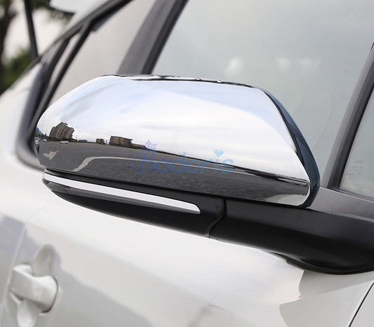 For Toyota C-HR CHR C HR 2016 2017 2018 Highlight Silver Side Wing Mirror Cover Rear View Overlay Chrome Car Styling Accessories