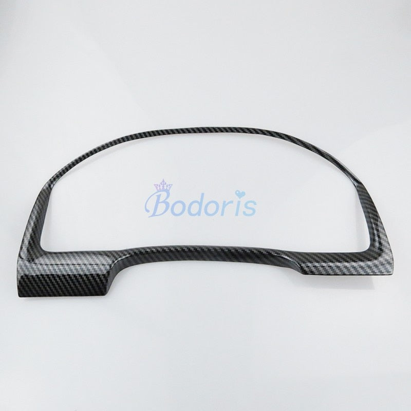 Carbon Fiber Color Dashboard Trims Panels Car Styling Inteiror Accessories For Toyota Land Cruiser 120 Prado FJ120 2003-2009