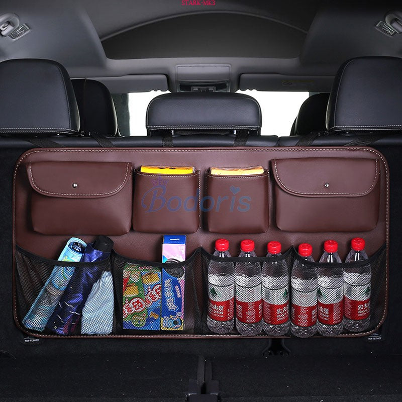 For Toyota Land Cruiser 100 FJ100 J100 LX470 Interior Seat Back Storage Bag Car Trunk Stowing Tidying Car Organizer Accessories