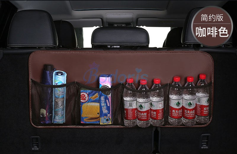 For Toyota Land Cruiser 100 FJ100 J100 LX470 Interior Seat Back Storage Bag Car Trunk Stowing Tidying Car Organizer Accessories