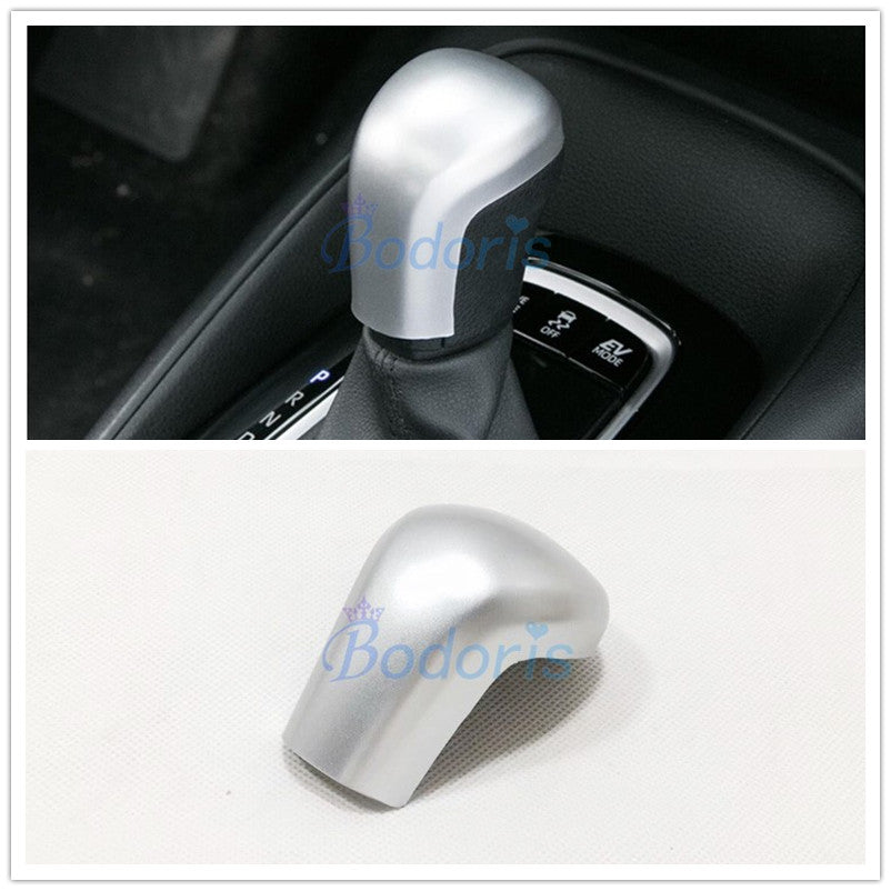 For Toyota Corolla 2019 Interior Front Hand Shift Head Gear Knob Cover Panel Trim Chrome Car Styling Accessories