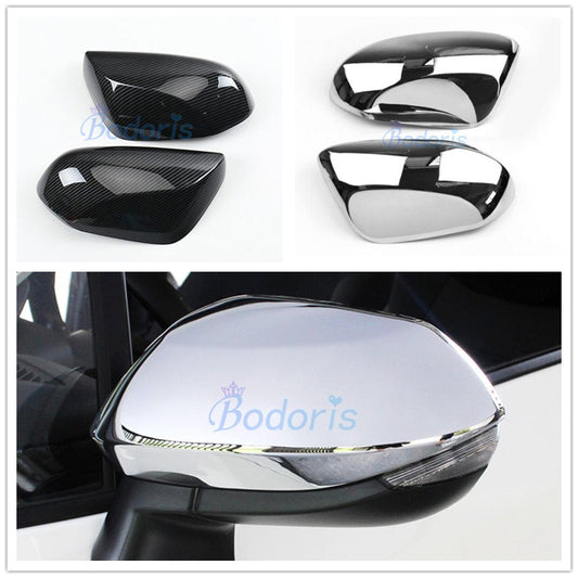 For Toyota Corolla 2019 Door Side Wing Mirror Cover Rear View Overlay Frame Panel Chrome Car Styling Accessories