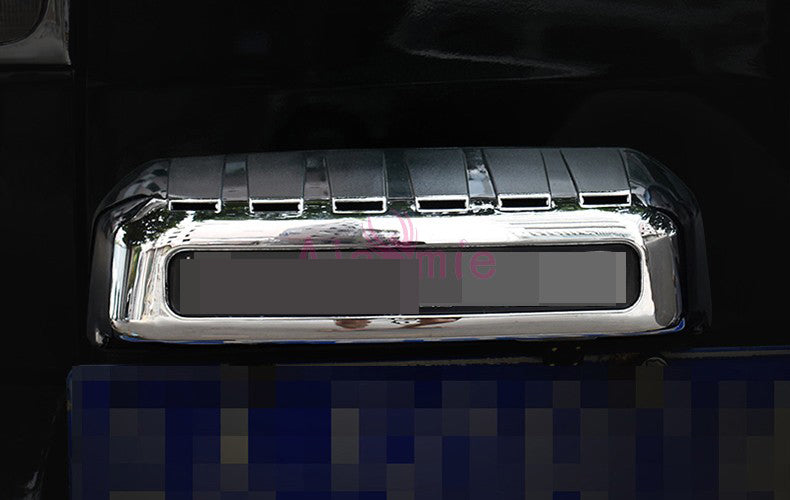 License Plate Frame Overlay Panel 2003-2009 Car Styling For Toyota Land Cruiser 120 Prado FJ120 Accessories