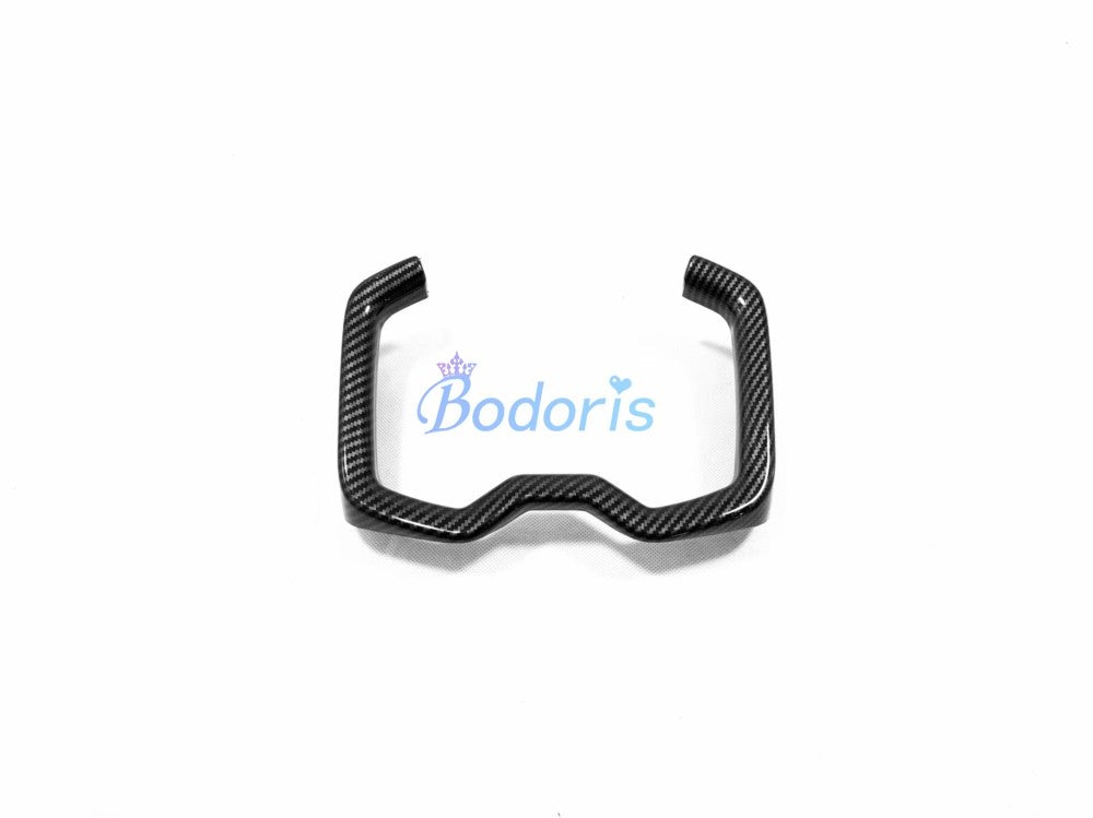 For Toyota RAV4 XA50 2019 2020 Carbon Fiber Color Interior Water Cup Holder Cover Strips Garnish Trim Car Styling Accessories