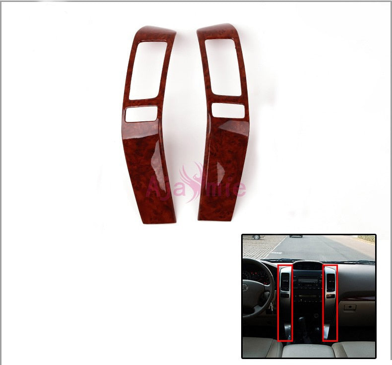 For Toyota Land Cruiser 120 Prado FJ120 2003-2009 Interior Wooden Color Trim Panel Garnish Cover Car Styling Accessories