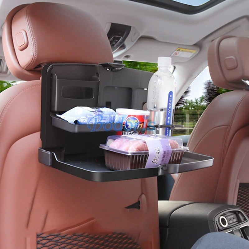 For Toyota Alphard Vellfire 2008-2020 Car Laptob Table Bottle Cup Drinks Holder Food Coffee Goods Desk Board Travel Dining Tray