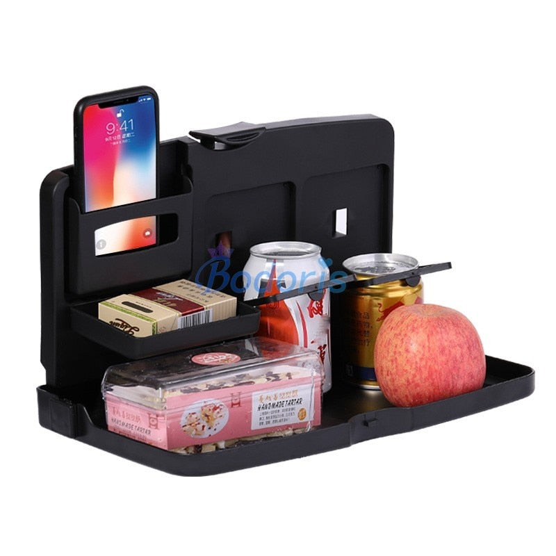 For Toyota Alphard Vellfire 2008-2020 Car Laptob Table Bottle Cup Drinks Holder Food Coffee Goods Desk Board Travel Dining Tray