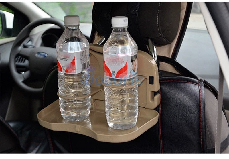 Rear Seat Bottle Cup Drinks Holder Tray Food Coffee Board Auto Table Desk For Toyota Land Cruiser 150 Prado FJ150 FJ120 J80 J90